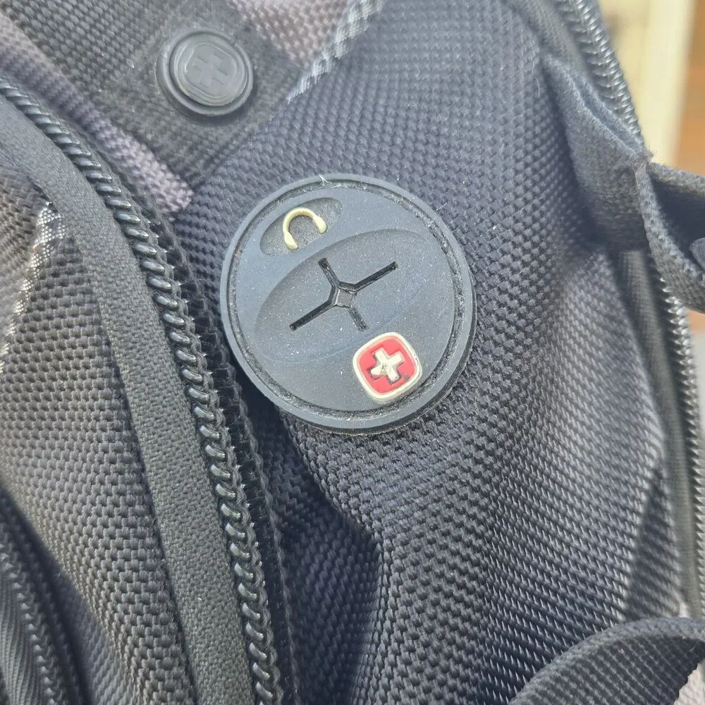 SwissGear Wenger 17 Laptop Backpack Travel Business Black Gray